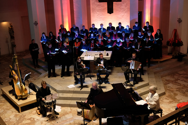 Chor und Instrumentalisten