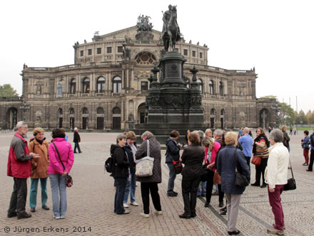 Oratorienchor Heimstetten vor der Semperoper
