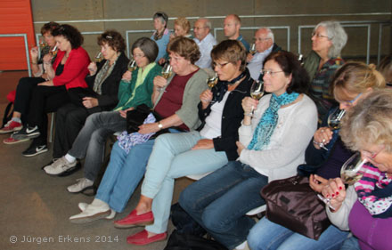 Weinprobe auf Schloss Wackerbarth an der Sächsischen Weinstraße