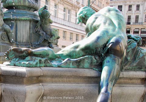 Donnerbrunnen in Wien, Detail