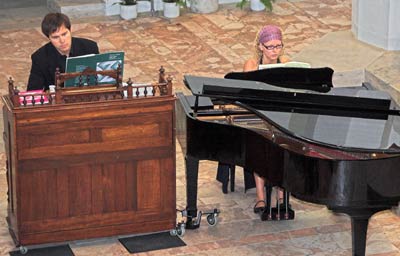 Harmonium und Klavier