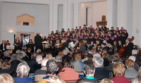 Oratorienchor und Publikum