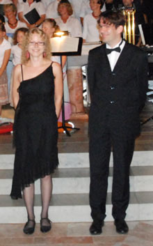 Applaus für Andrea Traber und Tobias Stork