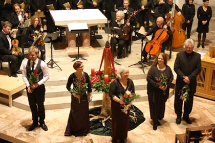 Applaus am Ende des Konzerts