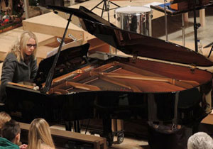 Andrea Traber am Flgel