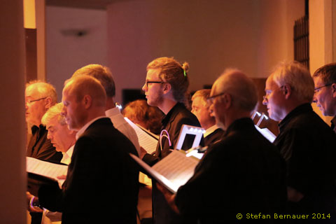 Oratorienchor Heimstetten, Nacht der Kirchen in St. Peter, unter der Empore