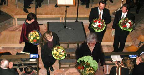 Applaus für die Solisten von Elias