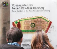 Rosengarten Neue Residenz Bamberg