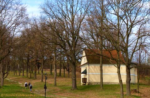 Pilgerpfad in der Nähe der Kalwaria Zebrzydowska