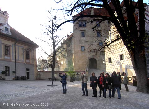 Oratorienchor Heimstetten auf dem Schlossberg von Krumau